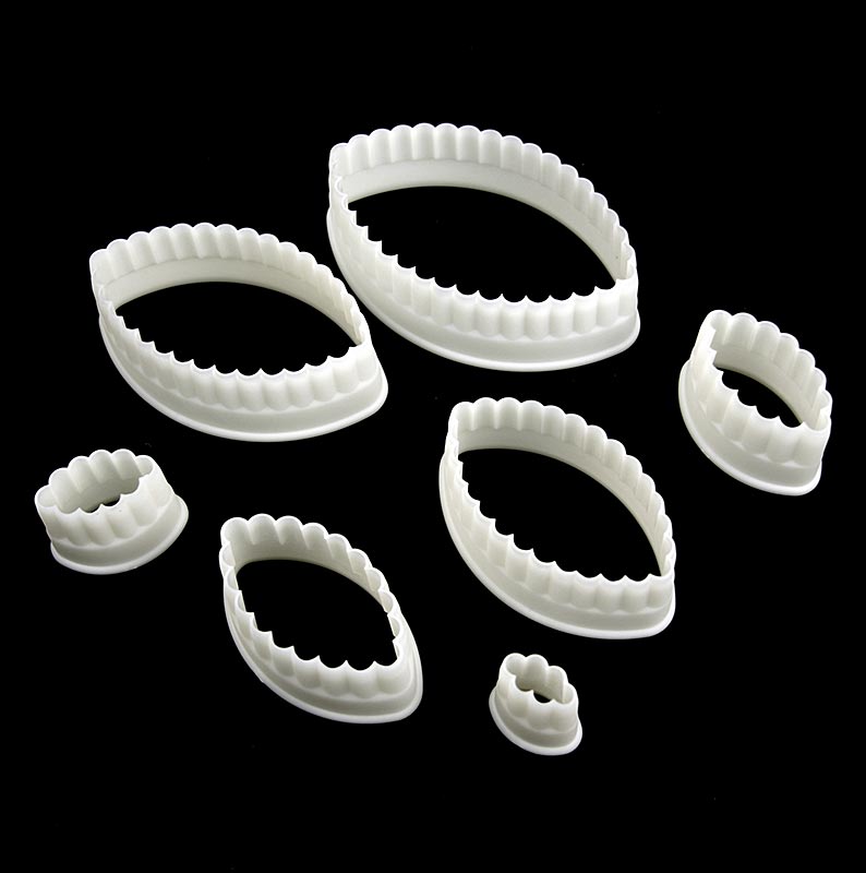 deBUYER Ausstecher, Schiff gewellt, Kunststoff, Ø 2/3,5/5/6,5/8/9,5/11cm - 7 tlg. - Dose deBUYER Ausstecher, Schiff gewellt, Kunststoff, Ø 2/3,5/5/6,5/8/9,5/11cm - 7 tlg. - Dose