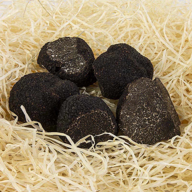 Winter noble truffle tuber melanosporum 2. val, ferskur, stor, Astralia, hnydhi fra ca 30g, juni / agust - a grammi - 