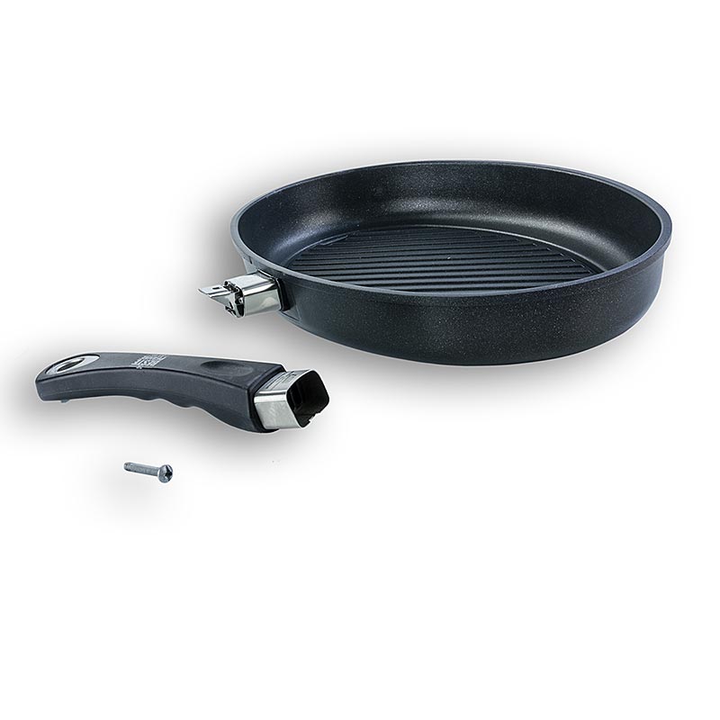 AMT Gastroguss, frigideira para peixe com base para grelha e ranhura para gordura, inducao, 35x24cm - 1 pedaco - Solto AMT Gastroguss, frigideira para peixe com base para grelha e ranhura para gordura, inducao, 35x24cm - 1 pedaco - Solto
