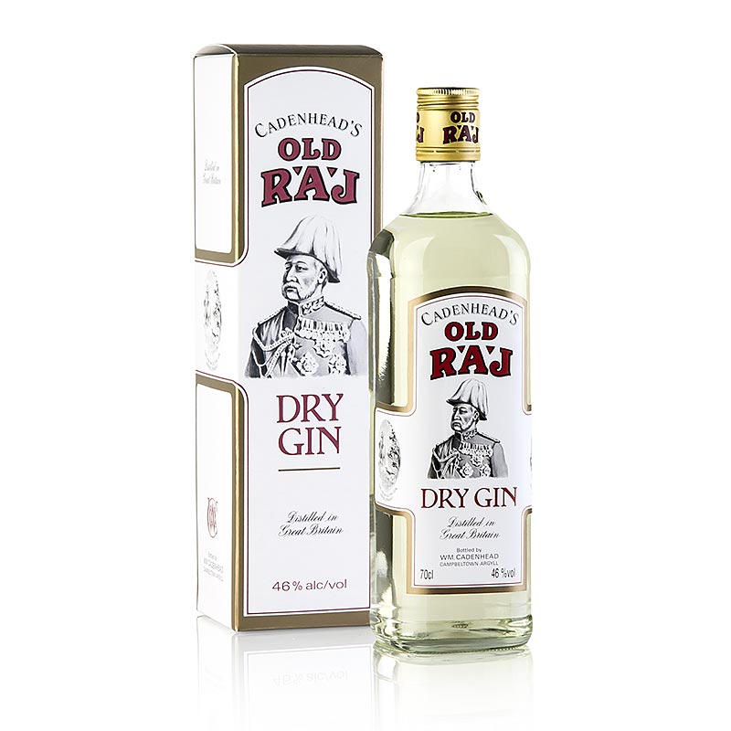 Cadenhead Old Raj Gin, com acafrao, 46% vol. - 700ml - Garrafa Cadenhead Old Raj Gin, com acafrao, 46% vol. - 700ml - Garrafa