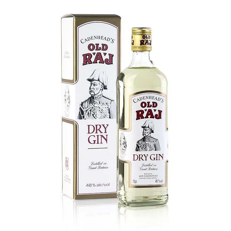 Cadenhead Old Raj Gin, sahrami, 46 % til. - 700 ml - Pullo