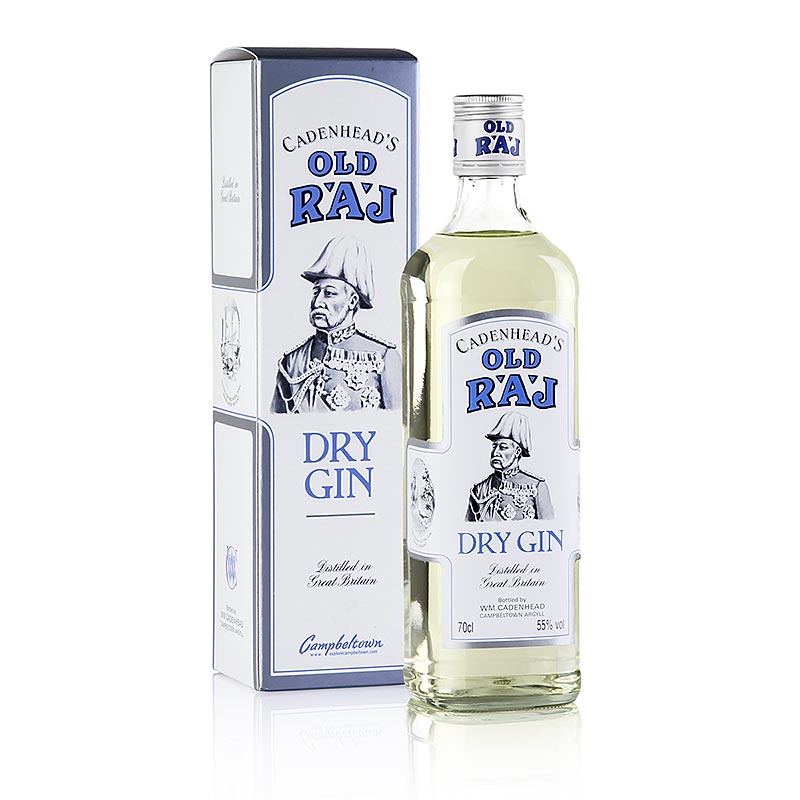 Cadenhead Old Raj Gin, com acafrao, 55% vol. - 700ml - Garrafa Cadenhead Old Raj Gin, com acafrao, 55% vol. - 700ml - Garrafa