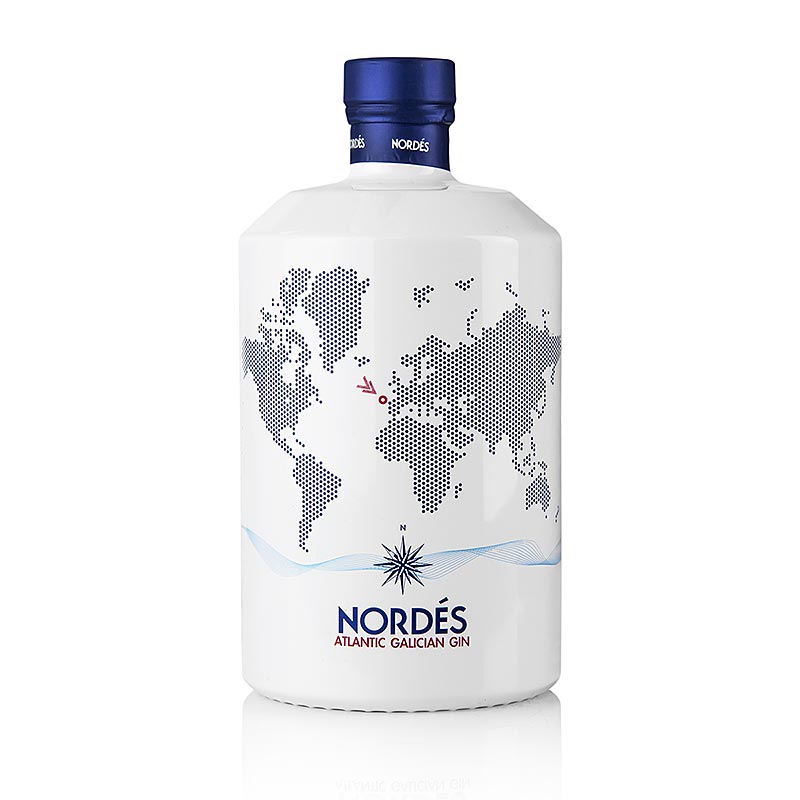 Nordes Atlantic Gin, 40 tilavuusprosenttia, Galicia, Espanja - 700 ml - Pullo