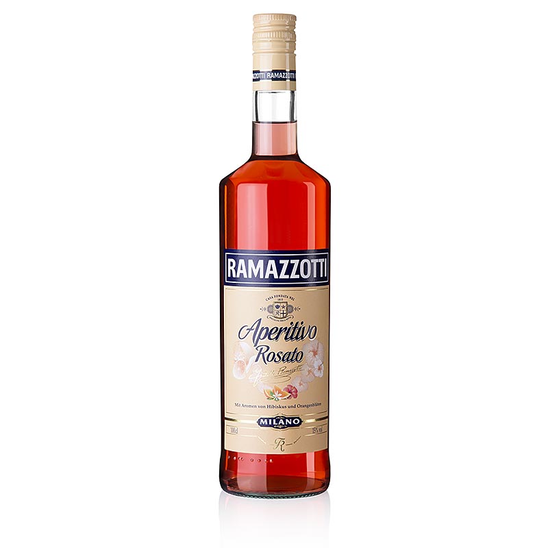 Ramazzotti Aperitivo Rosato, 15% vol. - 1 liter - Flaska
