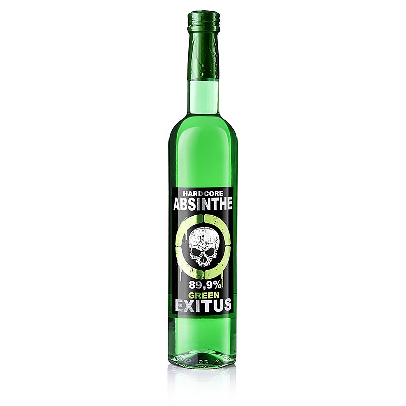 Absinthe Green Exitus, Hardcore Absinthe, 89,9% vol. - 500 ml - Flaska