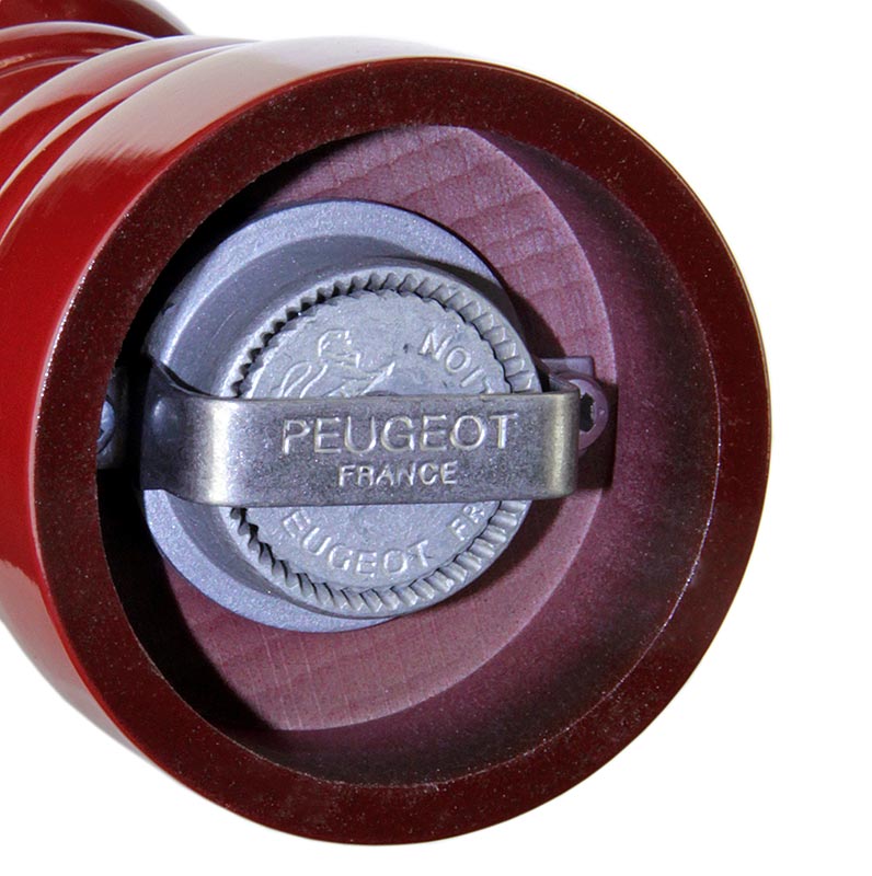 Peugeot Pfeffermühle PARIS, 12cm hoch, Buche rot - 1 St - Lose Peugeot Pfeffermühle PARIS, 12cm hoch, Buche rot - 1 St - Lose