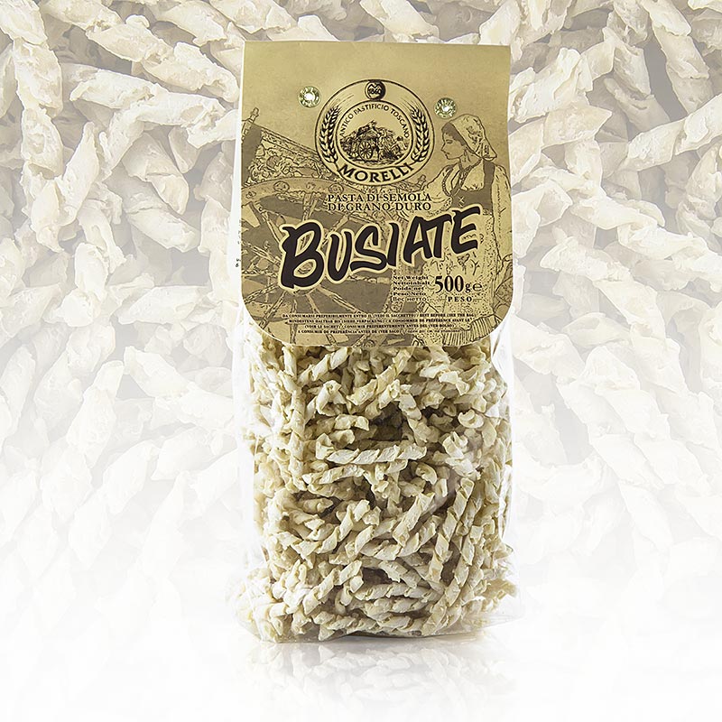 Morelli 1860 Busiate, Germe di Grano, dengan kuman gandum - 500g - beg