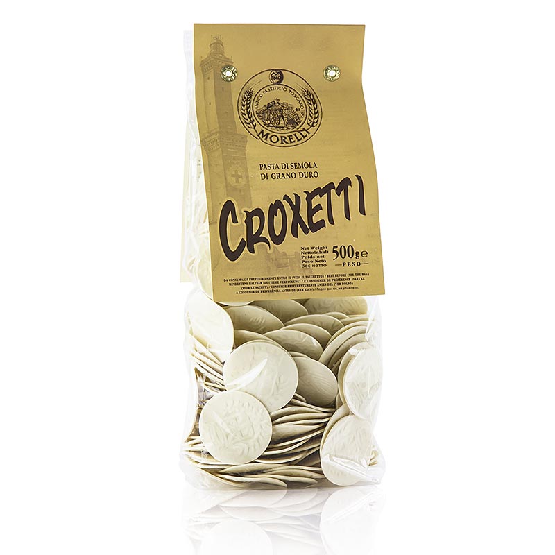 Morelli 1860 Croxetti, Germe di Grano, com germen de trigo - 500g - bolsa Morelli 1860 Croxetti, Germe di Grano, com germen de trigo - 500g - bolsa