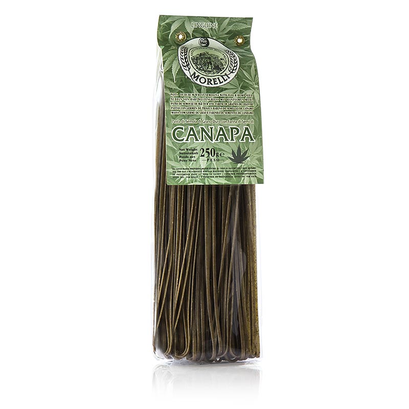 Morelli 1860 Linguine, Canapa, con farina di canapa - 250 g - borsa