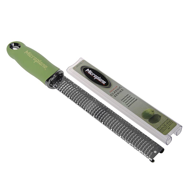 Microplane Premium Classic - Stab, Zesten Reibe, Griff grün / soft-touch 46720E - 1 St - Lose Microplane Premium Classic - Stab, Zesten Reibe, Griff grün / soft-touch 46720E - 1 St - Lose