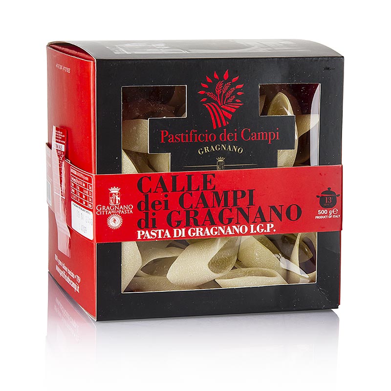 Pastificio dei Campi - No.54 Calle, pasta ad anelli deformi, Pasta di Gragnano IGP - 500 g - scatola