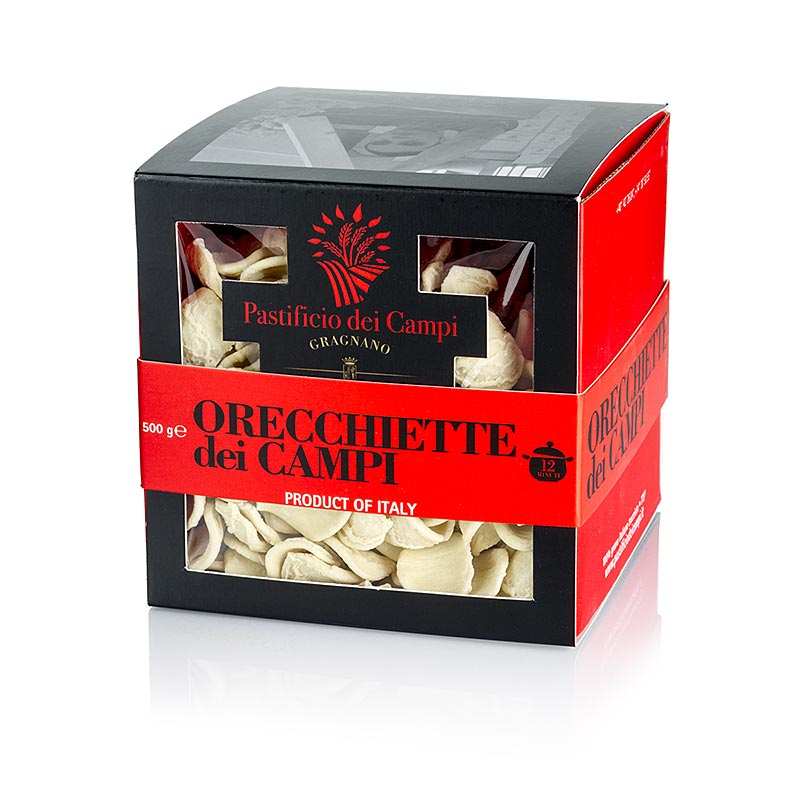 Pastificio dei Campi - No.42 Orecchiette, Pasta di Gragnano IGP - 500g - caja Pastificio dei Campi - No.42 Orecchiette, Pasta di Gragnano IGP - 500g - caja