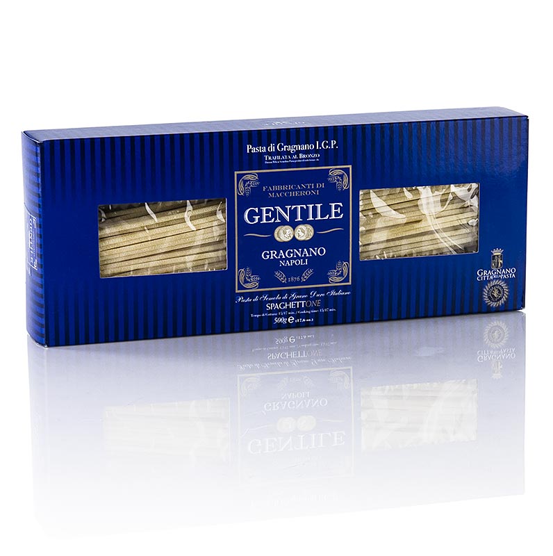 Pastificio Gentile Gragnano IGP - Spaghettone, perunggu - 500 gram - tas
