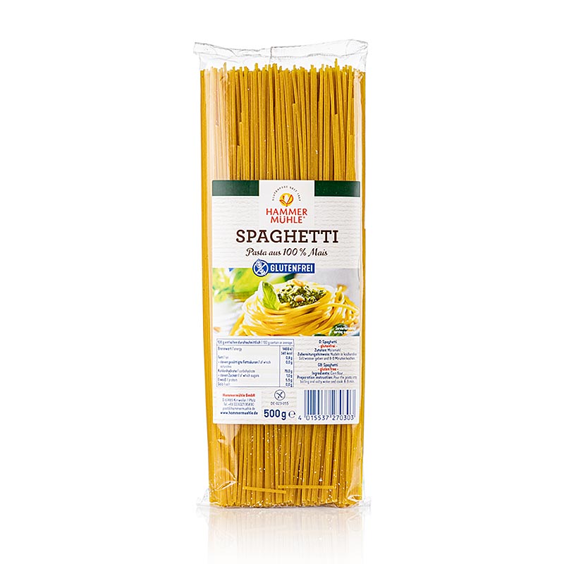 Hammermuhle - Spageti te bera nga misri, laktoza dhe pa gluten - 500 gr - cante