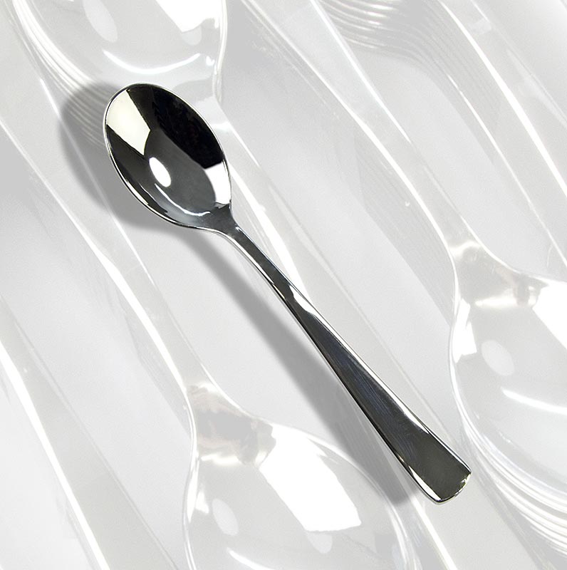Einweg Silberesslöffel, Kunststoff, silberfarben, 17,5 cm - 50 St - Karton Einweg Silberesslöffel, Kunststoff, silberfarben, 17,5 cm - 50 St - Karton