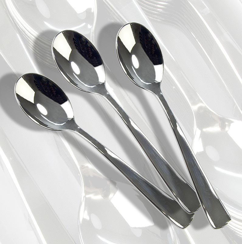Einweg Silberesslöffel, Kunststoff, silberfarben, 17,5 cm - 50 St - Karton Einweg Silberesslöffel, Kunststoff, silberfarben, 17,5 cm - 50 St - Karton