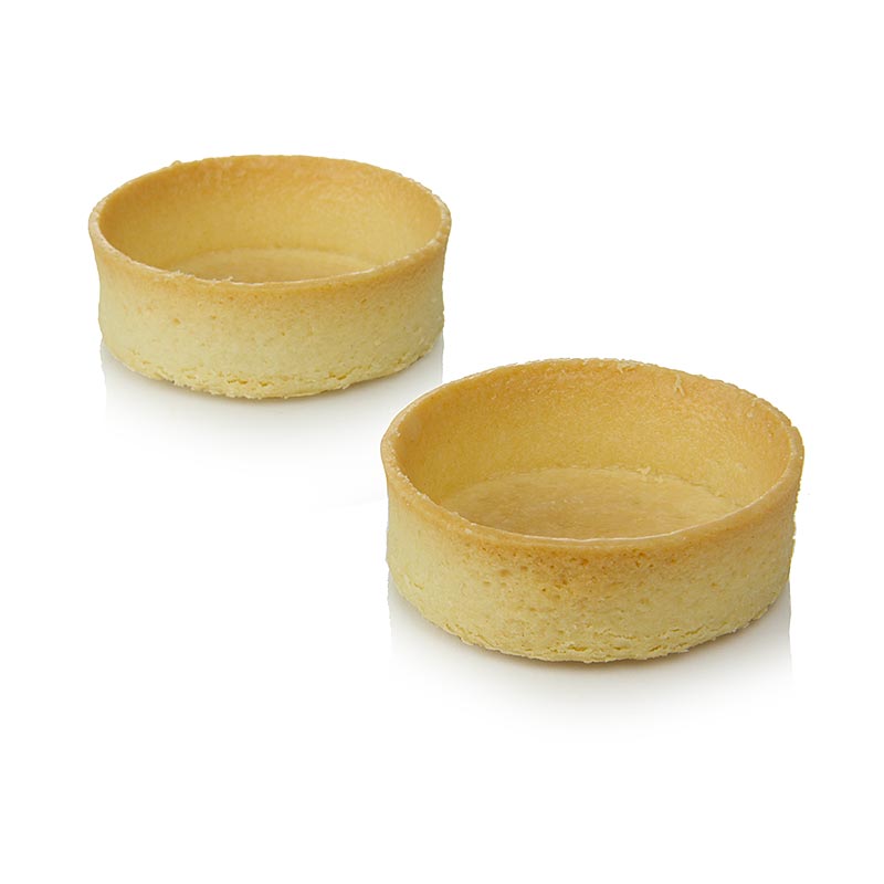 Desserttarteletter - Filigrano, rund, Ø 5,3 cm, H 1,7 cm, mordeg - 144 stycken - Kartong
