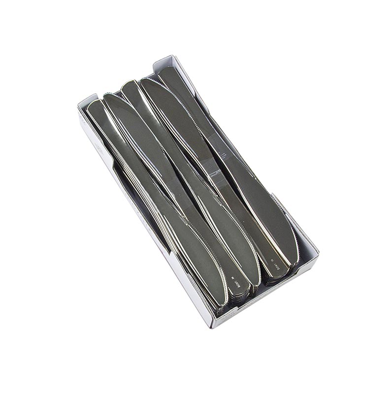 Einweg Silbermesser, aus Kunststoff, silberfarben, 20 cm - 50 St - Karton Einweg Silbermesser, aus Kunststoff, silberfarben, 20 cm - 50 St - Karton