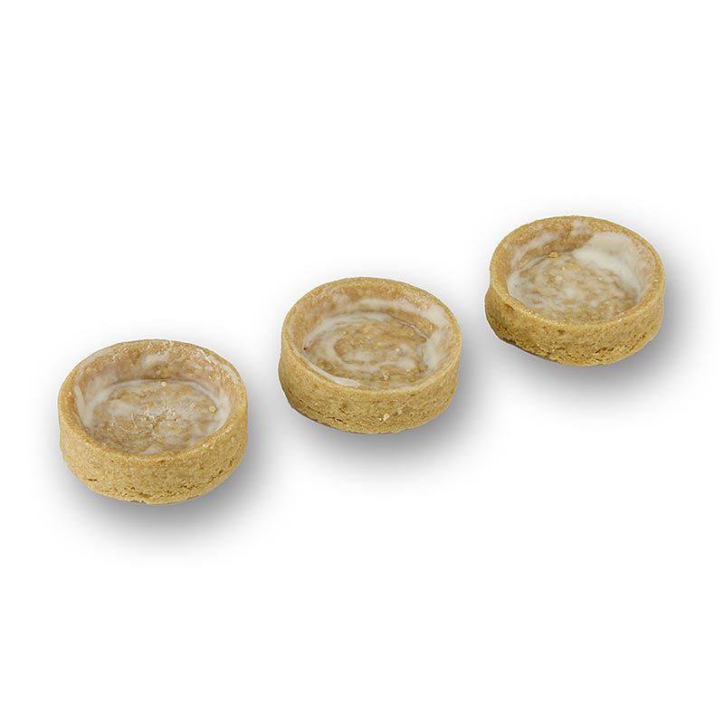 Tartaletas de postre con mantequilla AOP, rebozadas, Ø 35 x 10 mm h - 840 g, 210 piezas - Cartulina