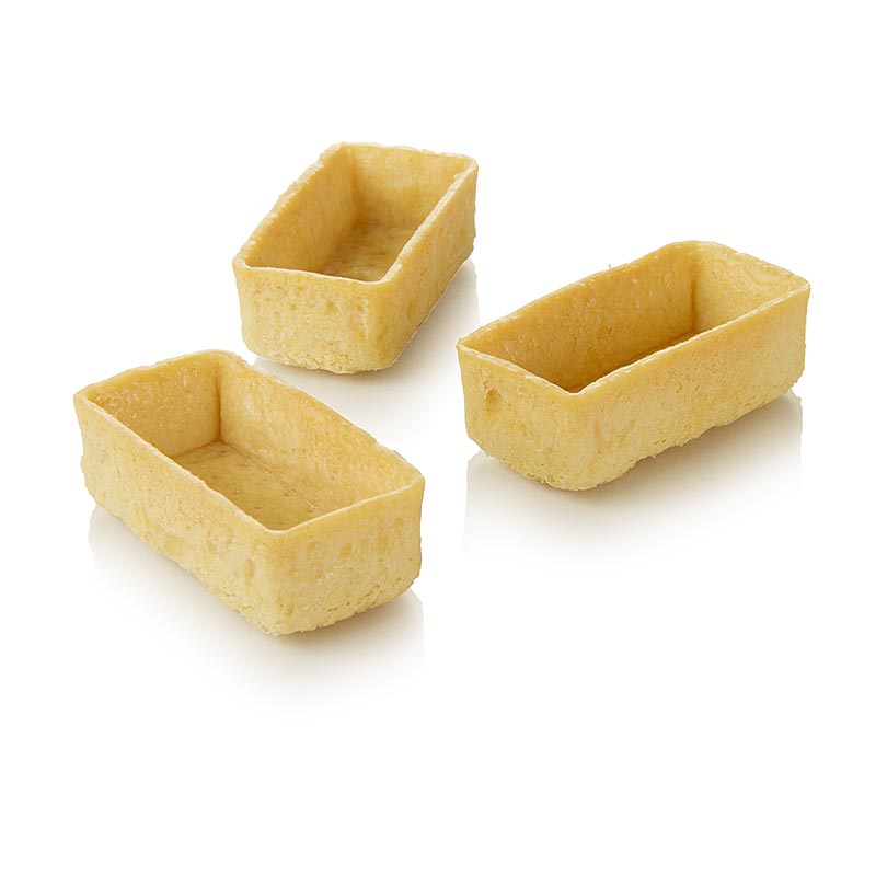 Tartaletas de snack - Filigrano, rectangular, 5,3x2,6cm, Al. 17mm - 150 piezas - Cartulina
