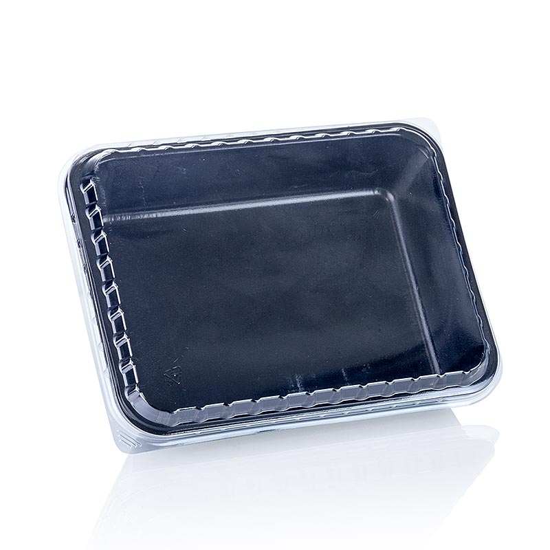 Einweg Take-Away-Box, inkl. Deckel, schwarz, Einweg, 1000 ml - 1 St - Stück