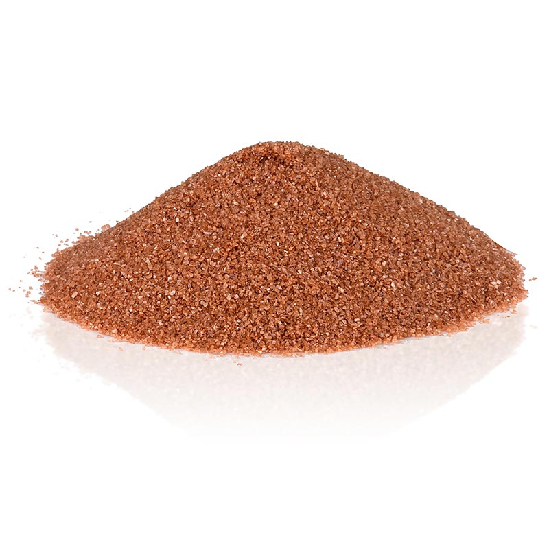 Palm Island, rott Stillahavssalt, dekorativt salt med rod lera, fint, Hawaii - 1 kg - vaska