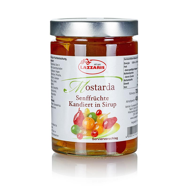 Frutos de mostaza, enteros. - 720g - Vaso