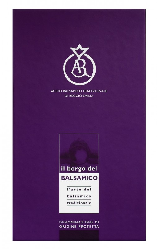 Aceto Balsamico Tradizionale DOP, Oro, Balsamessig DOP aus Reggio Emilia, mind. 25 Jahre, Il Borgo del Balsamico - 100 ml - Flasche Aceto Balsamico Tradizionale DOP, Oro, Balsamessig DOP aus Reggio Emilia, mind. 25 Jahre, Il Borgo del Balsamico - 100 ml - Flasche