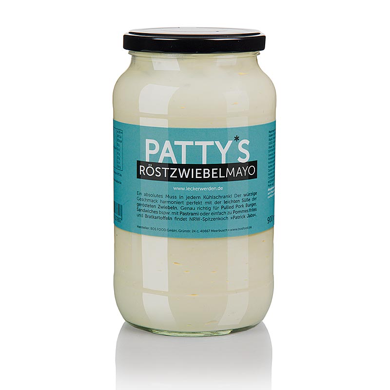 Maionese de cebola frita da Patty, criada por Patrick Jabs - 900ml - Vidro