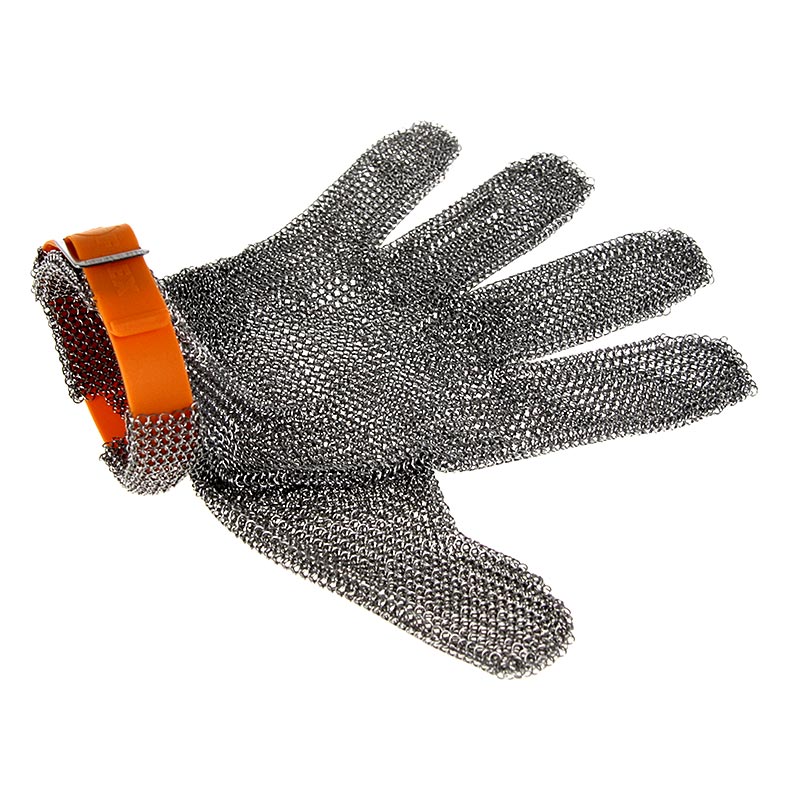 Austernhandschuh Euroflex - Kettenhandschuh, Größe XL (4), orange - 1 St - Lose