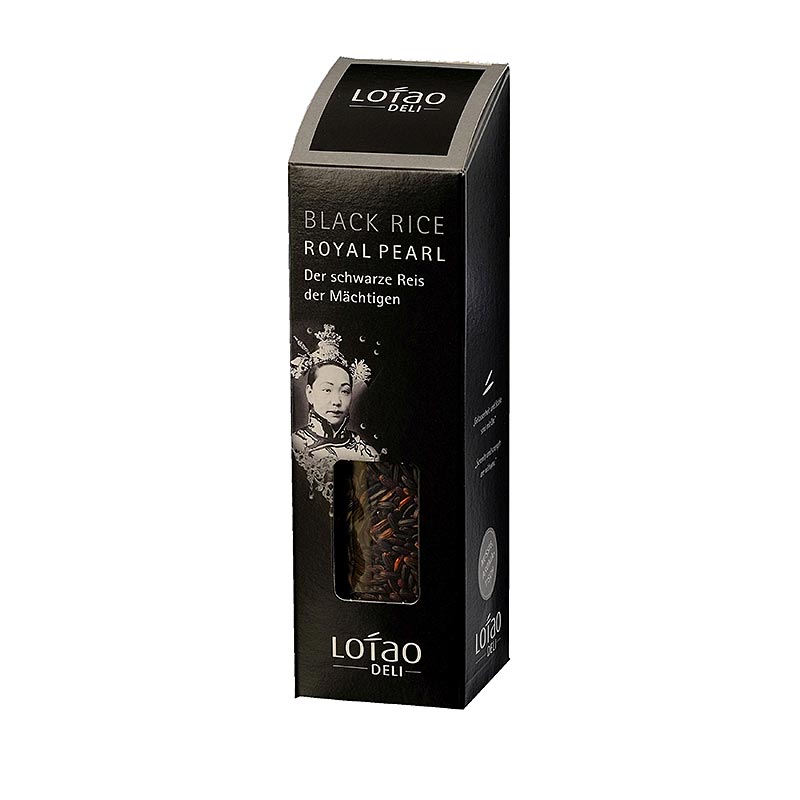 Lotao - Royal Pearl Black, beras hitam, Italia, organik - 300 gram - tas