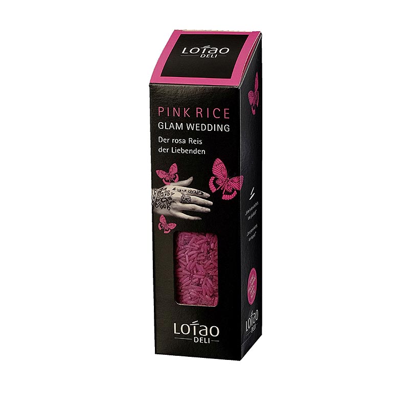 Lotao - Glam of Wedding Pink, riso rosa, India, biologico - 300 grammi - borsa