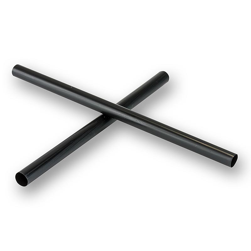 Cocktail Trinkhalme Jumbo, schwarz, Ø 7mm, 12,5cm lang - 200 St - Box Cocktail Trinkhalme Jumbo, schwarz, Ø 7mm, 12,5cm lang - 200 St - Box