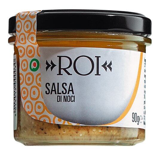 Salsa di noci, saus kacang, Olio Roi - 90 gram - Kaca