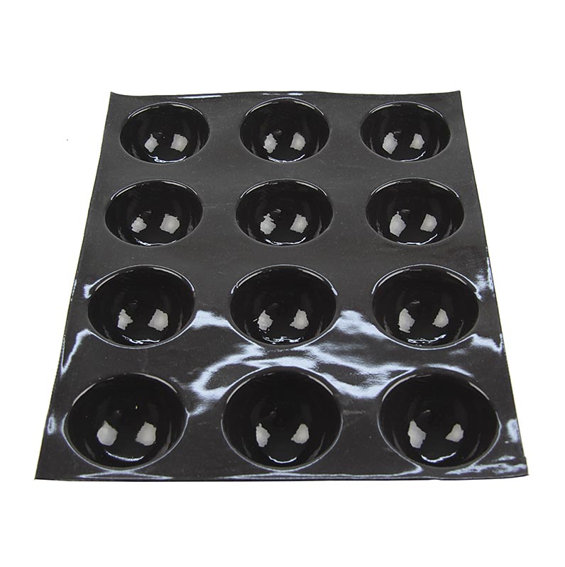 Flexipan Matte 40x30cm, 12 Halbkugeln, Ø 70mm, 40mm tief, 105ml, No.2268 - 1 Stück - Lose Flexipan Matte 40x30cm, 12 Halbkugeln, Ø 70mm, 40mm tief, 105ml, No.2268 - 1 Stück - Lose