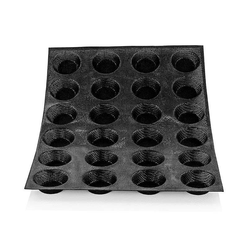 Flexipan Matte 40x30cm, 24 Mini-Törtchenformen Ø4,8cm, No.2600 - 1 St - Lose Flexipan Matte 40x30cm, 24 Mini-Törtchenformen Ø4,8cm, No.2600 - 1 St - Lose