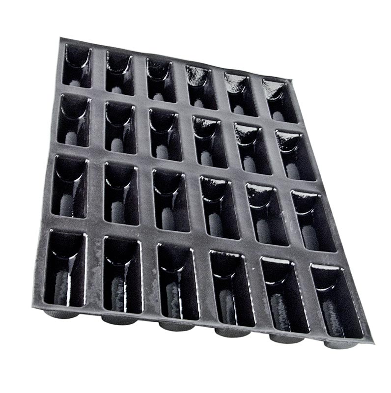 Flexipan Matte 60x40cm, 24 Mini Röllchen, 122x42mm, 32mm tief, No.1320 - 1 St - Lose Flexipan Matte 60x40cm, 24 Mini Röllchen, 122x42mm, 32mm tief, No.1320 - 1 St - Lose