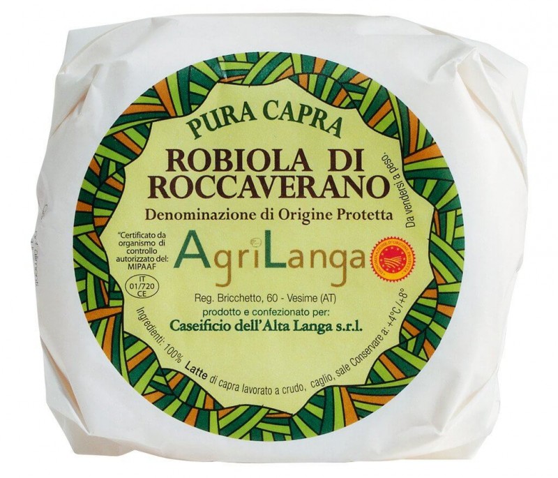 Robiola di Roccaverano DOP, formatge fresc de cabra, greix i.tr.54%, Caseificio Alta Langa - 6 x 300 g aprox - kg Robiola di Roccaverano DOP, formatge fresc de cabra, greix i.tr.54%, Caseificio Alta Langa - 6 x 300 g aprox - kg