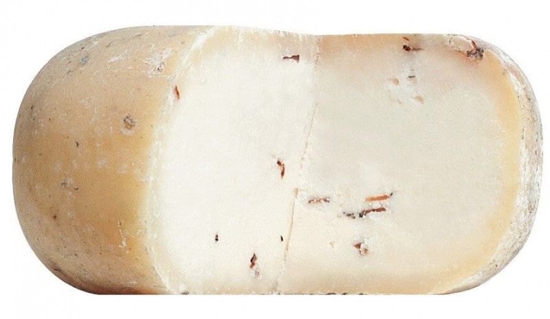 Toskansk saueost med troeffel, lagret, Pecorino Riserva al Tartufo, stagionatura 6 mesi, Pinzani - ca 1,5 kg - kg