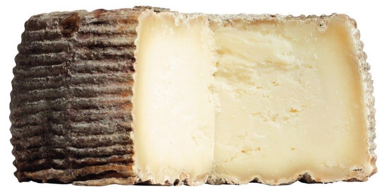 Queso de Cabra Curado Camerano DOP, queijo de cabra curado, gordura em materia seca. 50%, Los Cameros - aproximadamente 750g - kg