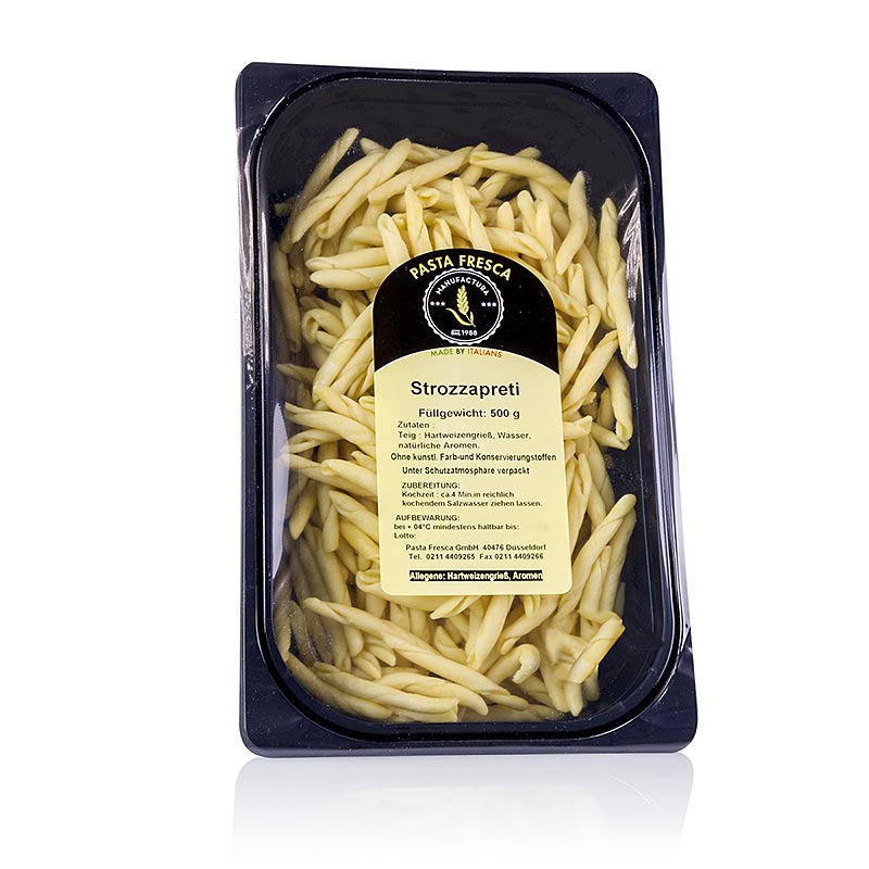 Pasta Fresca Frische Strozzapreti (Priesterwürger) - 500 g - Pe-schale Pasta Fresca Frische Strozzapreti (Priesterwürger) - 500 g - Pe-schale