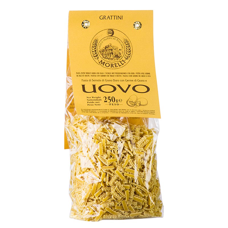 Morelli 1860 Grattini, mit Ei und Weizenkeimen - 250 g - Beutel Morelli 1860 Grattini, mit Ei und Weizenkeimen - 250 g - Beutel