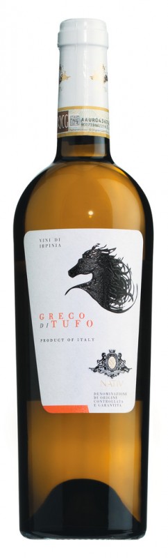 Greco di Tufo DOCG, vere e bardhe, vendase - 0,75 l - Shishe