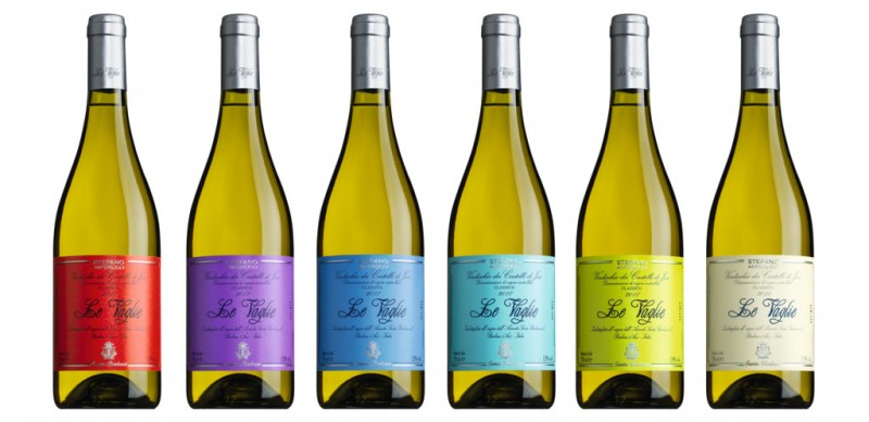 Verdicchio dei Castelli di Jesi DOC Le Vaglie, anggur putih, baja, Santa Barbara - 0,75 liter - Botol