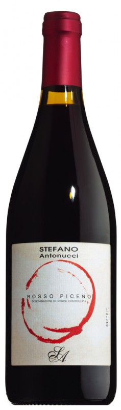 Rosso Piceno delle Marche DOC, anggur merah, baja, Santa Barbara - 0,75 liter - Botol