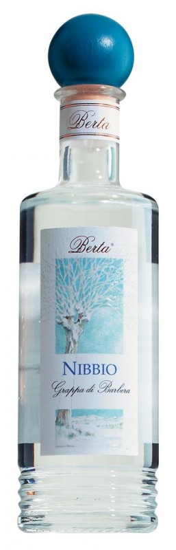 Nibbio, Grappa di Barbera, Grappa di uva Barbera, Berta - 0,2 l - Bottiglia Nibbio, Grappa di Barbera, Grappa di uva Barbera, Berta - 0,2 l - Bottiglia