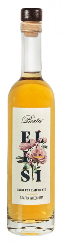 Elisi, Grappa Assemblage, Assemblage of age grappa, Berta - 0,2L - Pullo