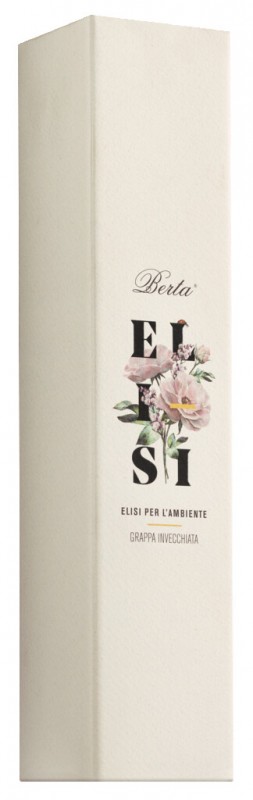 Elisi, Assemblaggio di grappe, Assemblaggio di grappe invecchiate, Berta - 0,5 l - Bottiglia Elisi, Assemblaggio di grappe, Assemblaggio di grappe invecchiate, Berta - 0,5 l - Bottiglia
