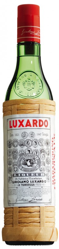 Maraschino-likoori, Marasca-kirsikkalikoori 32%, Luxardo - 0,7 l - Pullo