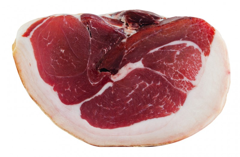 Parma ham DOP bertulang dengan kulit, Prosciutto di Parma DOP 30 bulan, Devodier - sekitar 7,5kg - kg